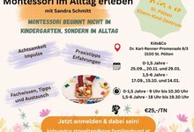 Eltern-Kind-Zentrum: Montessori im Alltag erleben Workshop