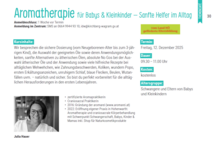 Eltern-Kind-Zentrum: Aromatherapie